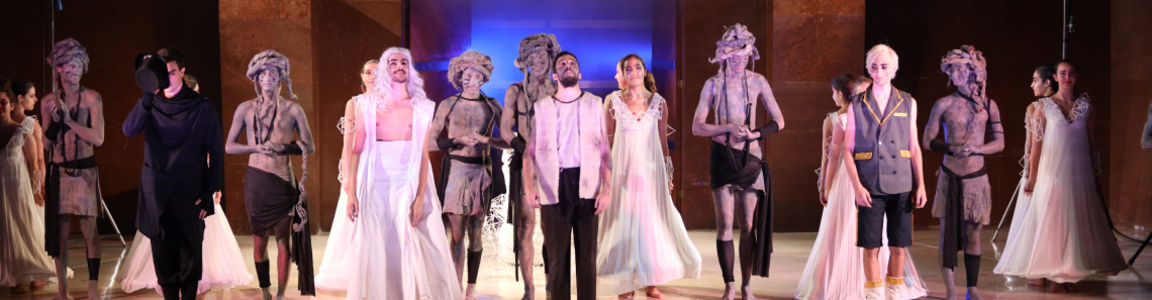 Foto della rappresentazione teatrale le nuvole