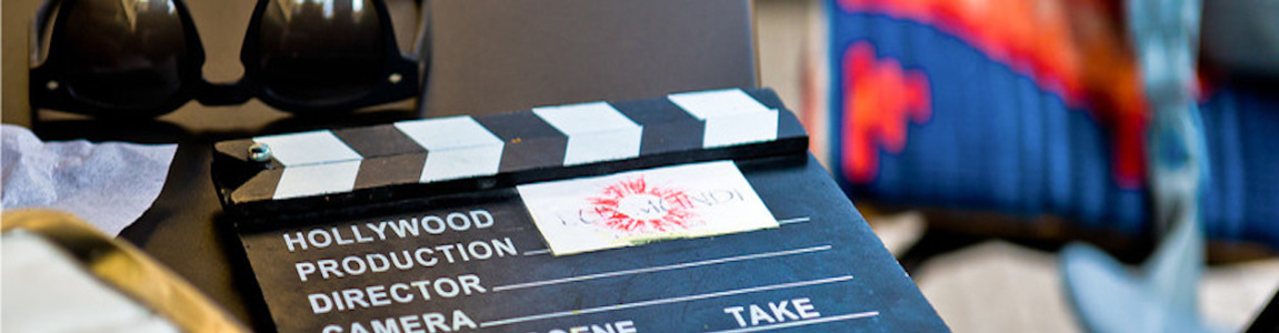 tavoletta del ciak per le produzioni cinematografiche