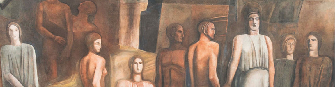 Dettaglio affresco del Sironi