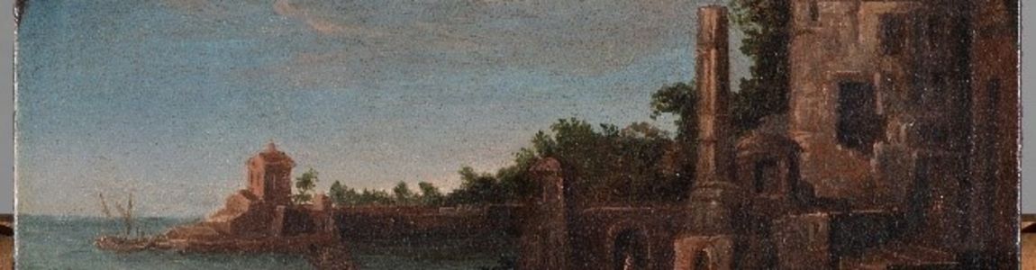 Paesaggio marino prima del restauro