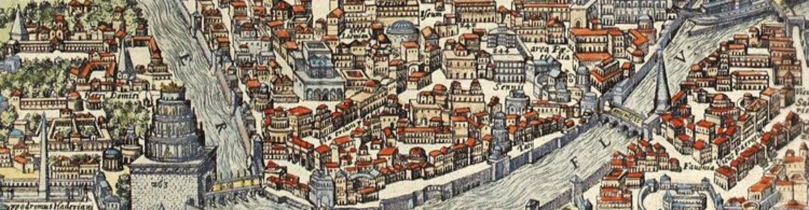 Antica mappa di Roma 