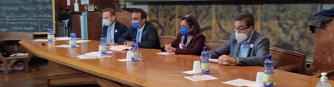 Alessio D’Amato, Assessore alla Sanità della Regione Lazio, Fabrizio d’Alba, direttore generale del Policlinico Umberto I, Antonella Polimeni, rettrice Alessio D’Amato, Assessore alla Sanità della Regione Lazio, Fabrizio d’Alba, direttore generale del Policlinico Umberto I, Antonella Polimeni, rettrice