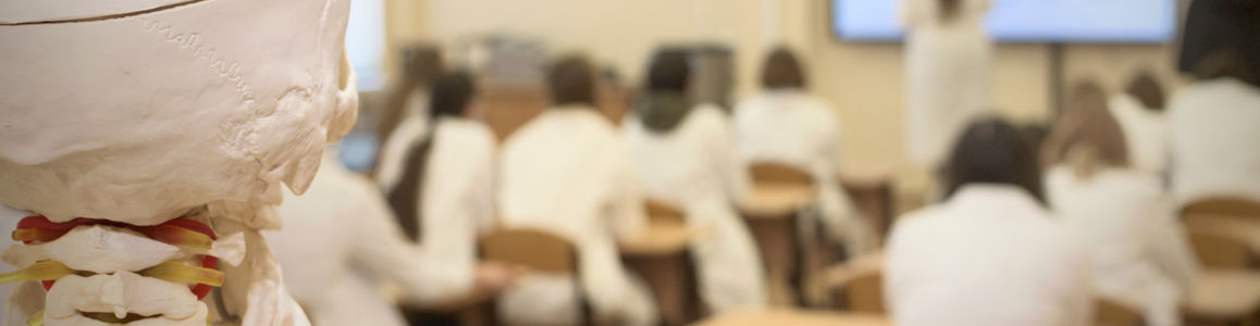 classe di studenti in medicina