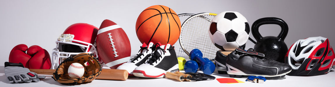 attrezzi di vari sport