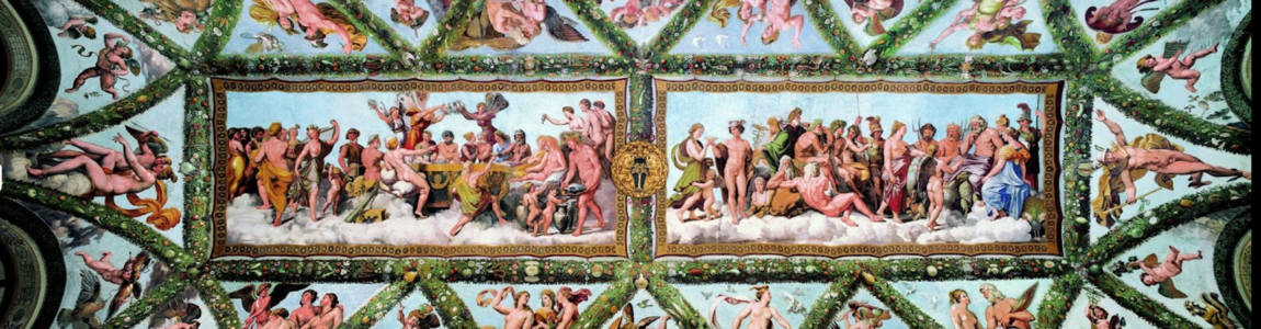 affresco presente nella sede dei lincei