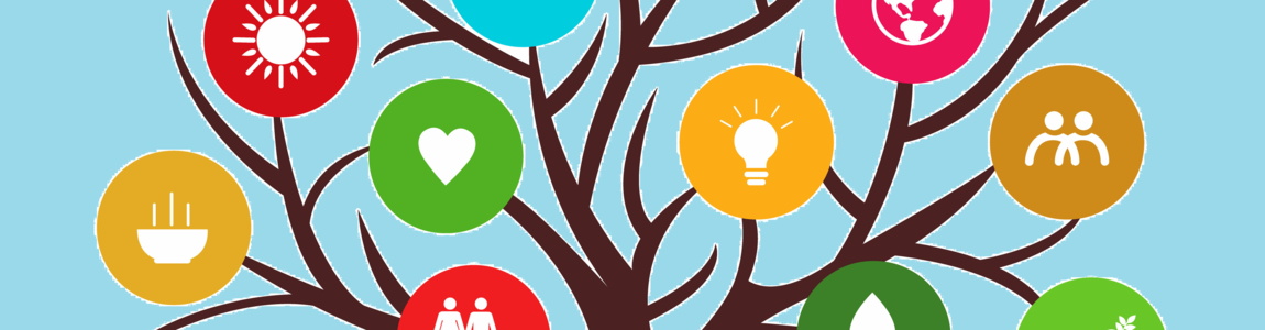 albero con logo sdg onu