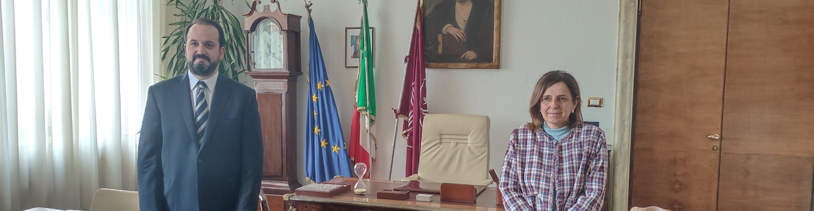 Antonella Polimeni con Roberto Manuel Carlés