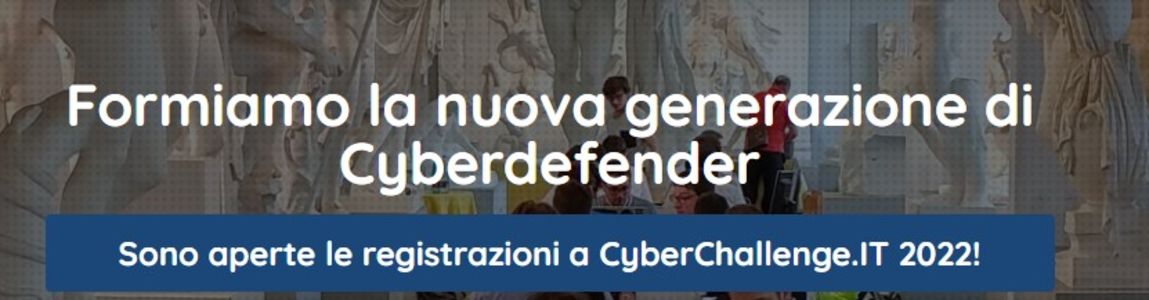 claim della manifestazione con sullo sfondo studenti e statue classiche