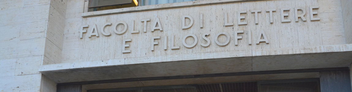 Facciata della facoltà di lettere e filosofia