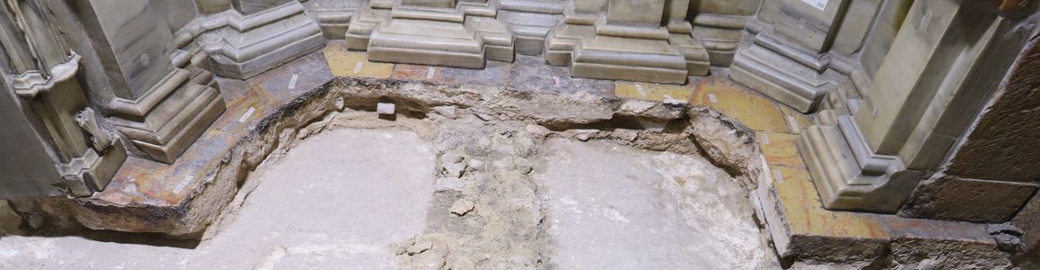 Foto di La pavimentazione della edicola paleocristiana