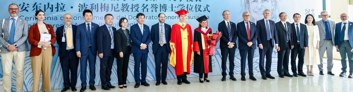 la delegazione Sapienza in visita alla Zhongnan University of Economics and law