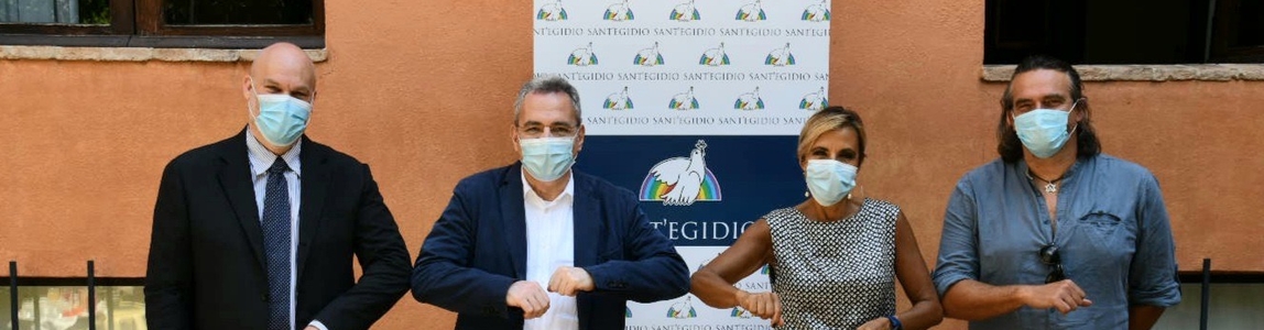 Gruppo dei due docenti della Sapienza con rappresentante SantEgiodio e DPL