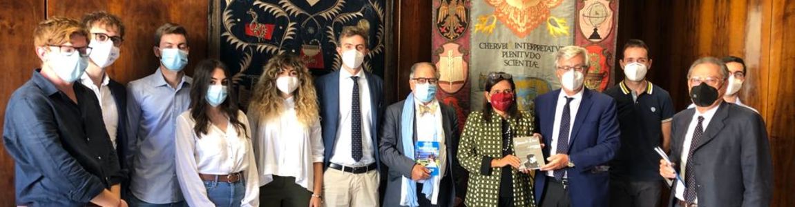 Rettrice, Paolo Siani e Geppino Fiorenza e delegazione studenti - Foto di Valentina Alvaro