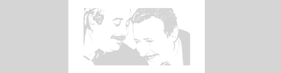 immagine in grigio di Falcone e Borsellino