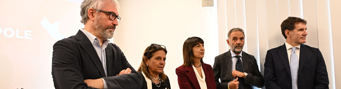 in foto Antonella Polimeni, Roberta Angelilli, Fabrizio Cobis, Giuseppe Biazzo, Paolo Orneli