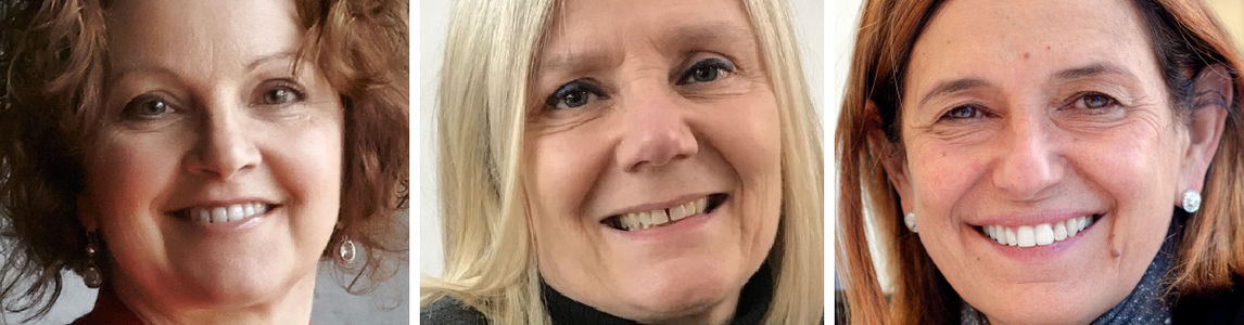 le rettrici Lippiello. Petrucci e Polimeni