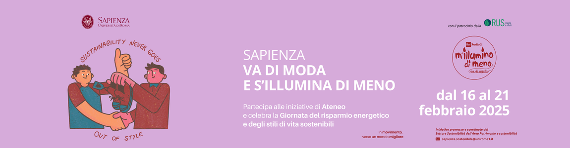 Banner for m'illumino di meno 2025