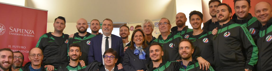 Foto della nazionale italiana dottori di calcio