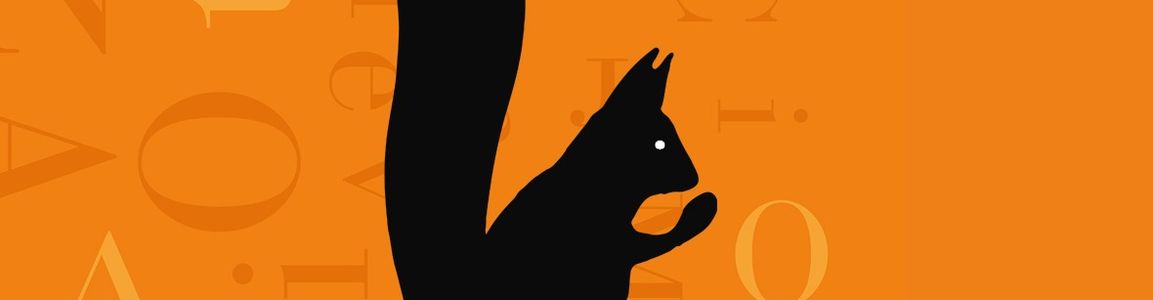logo del festival con uno scoiattolo nero su fondo arancione