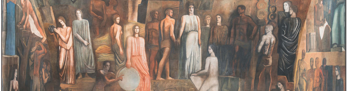Dipinto murale del Sironi