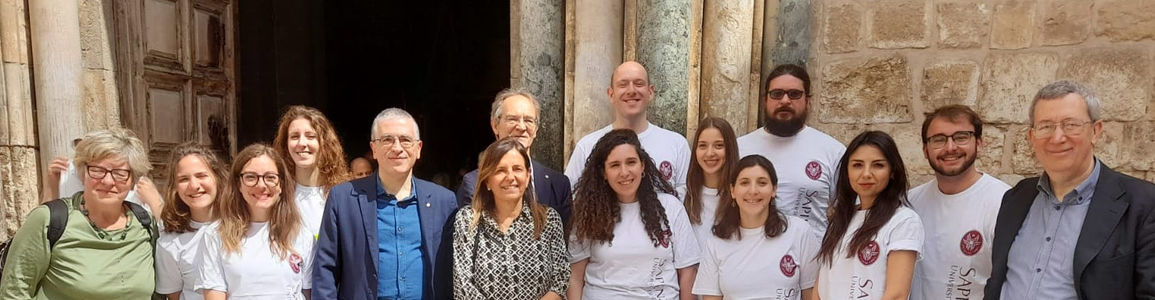 Il team della missione archeologica