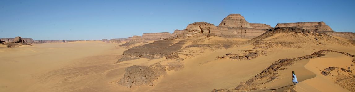 Roccia di Takarkori. Foto di: Archivio Missione Archeologica nel Sahara. Sapienza Università di Roma