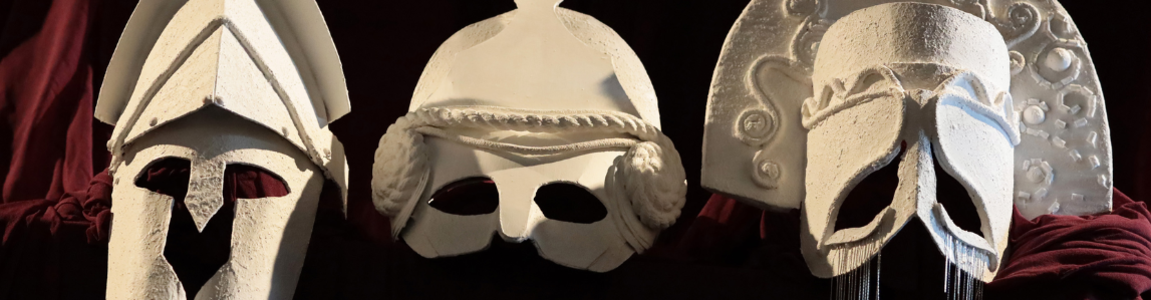 riproduzioni delle maschere di teatro greco