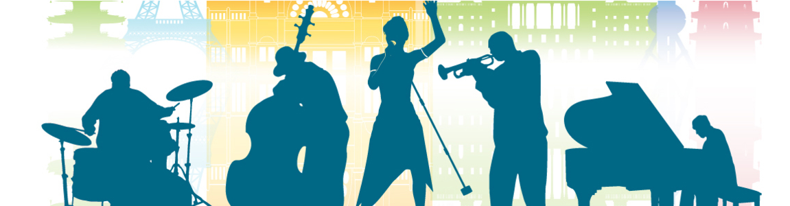 complesso jazz in esibizione