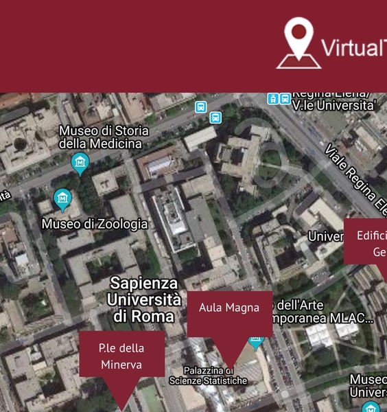 Cerca le sedi della Sapienza con il Virtual Tour