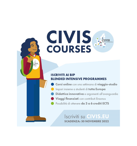 Partecipa a uno dei corsi brevi offerti da CIVIS e studia in Europa