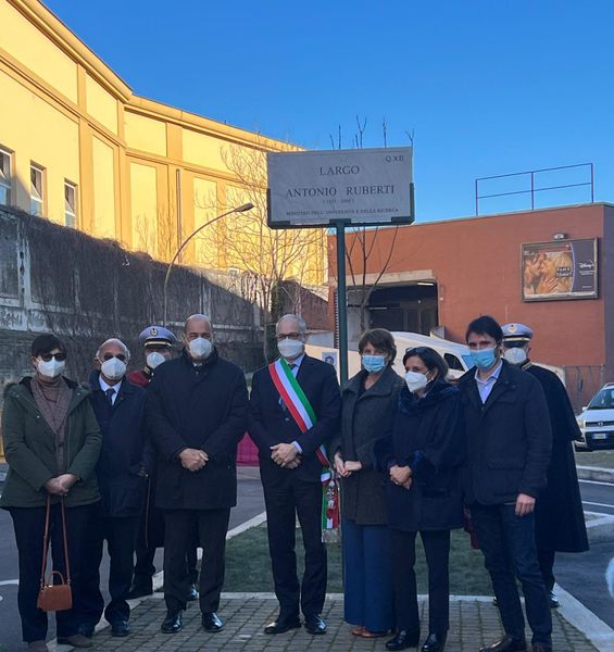 Il Sindaco di Roma inaugura largo Antonio Ruberti