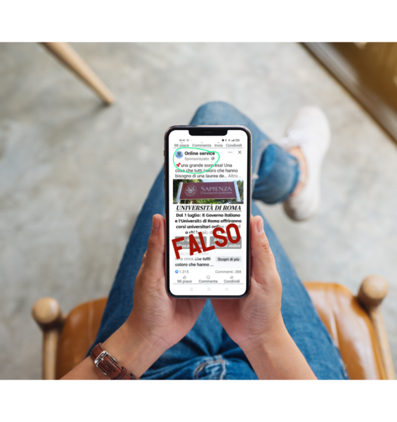 Falsi corsi telematici Sapienza pubblicizzati in rete
