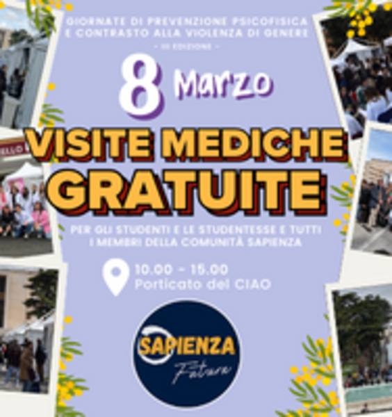 Giornate di prevenzione psicofisica e contrasto alla violenza di genere -  III edizione