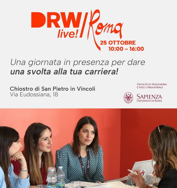 Digital recruiting Week Live!  Facoltà di Ingegneria – 25 ottobre 2023