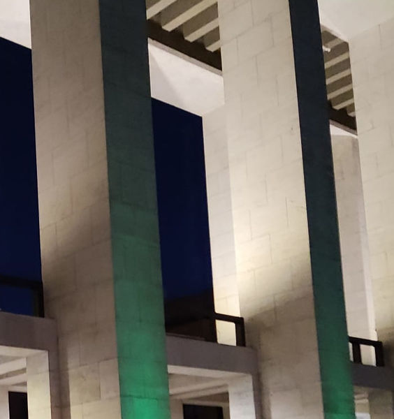 La Sapienza si colora di verde per esprimere solidarietà ai migranti