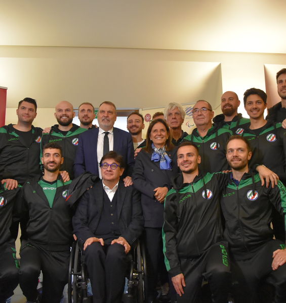 The Italian Medical Soccer Team takes the field