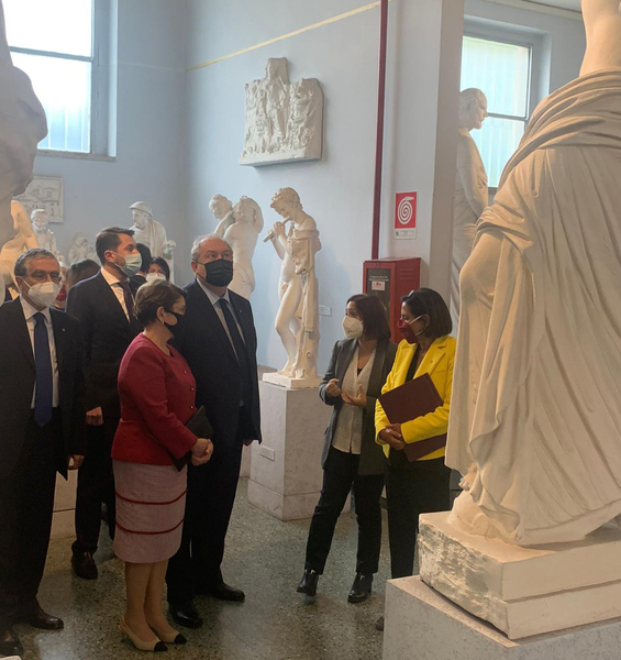 La rettrice Antonella Polimeni incontra il presidente della Repubblica d’Armenia Armen Sarkissian