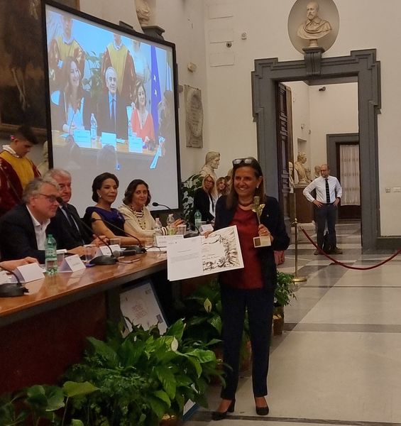 La Rettrice ha ricevuto l’Oscar Capitolino nel settore Medicina, università e ricerca