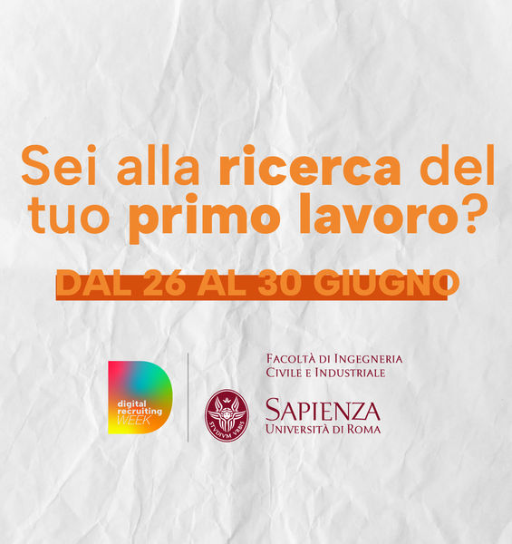 Digital Recruiting Week Ingegneria - 26 - 30 giugno 2023
