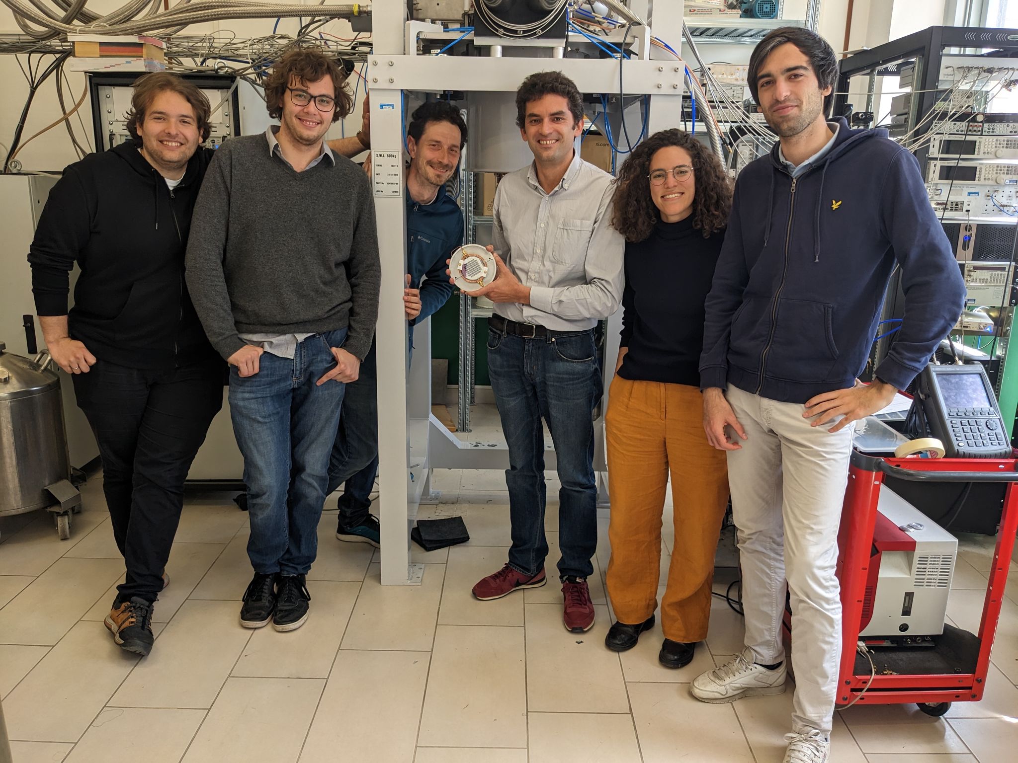 Foto di gruppo del team di Danae
