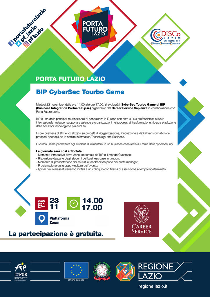 BIP CyberSec Tourbo Game - 23 novembre