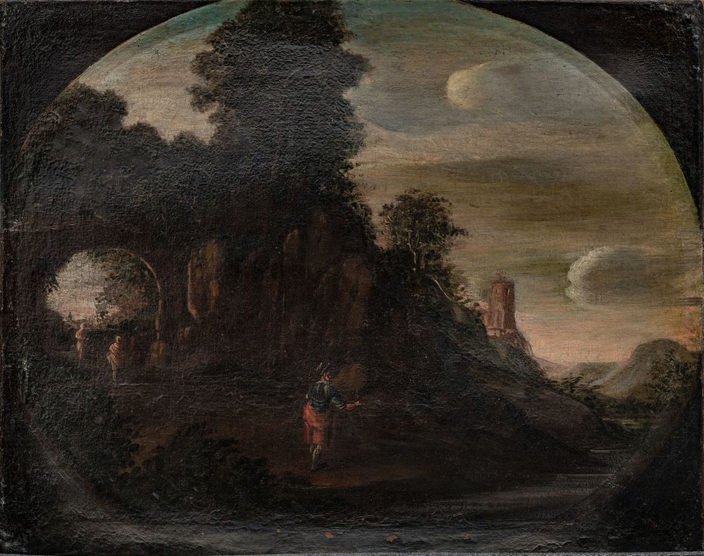Paesaggio campestre prima del restauro