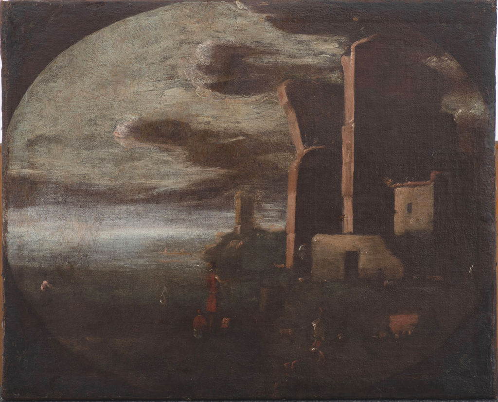 Paesaggio marino dopo il restauro