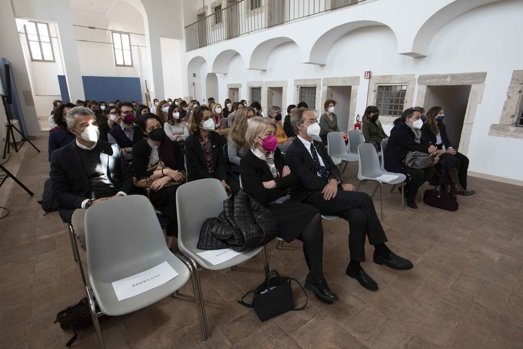 Il pubblico durante la presentazione delle attività 