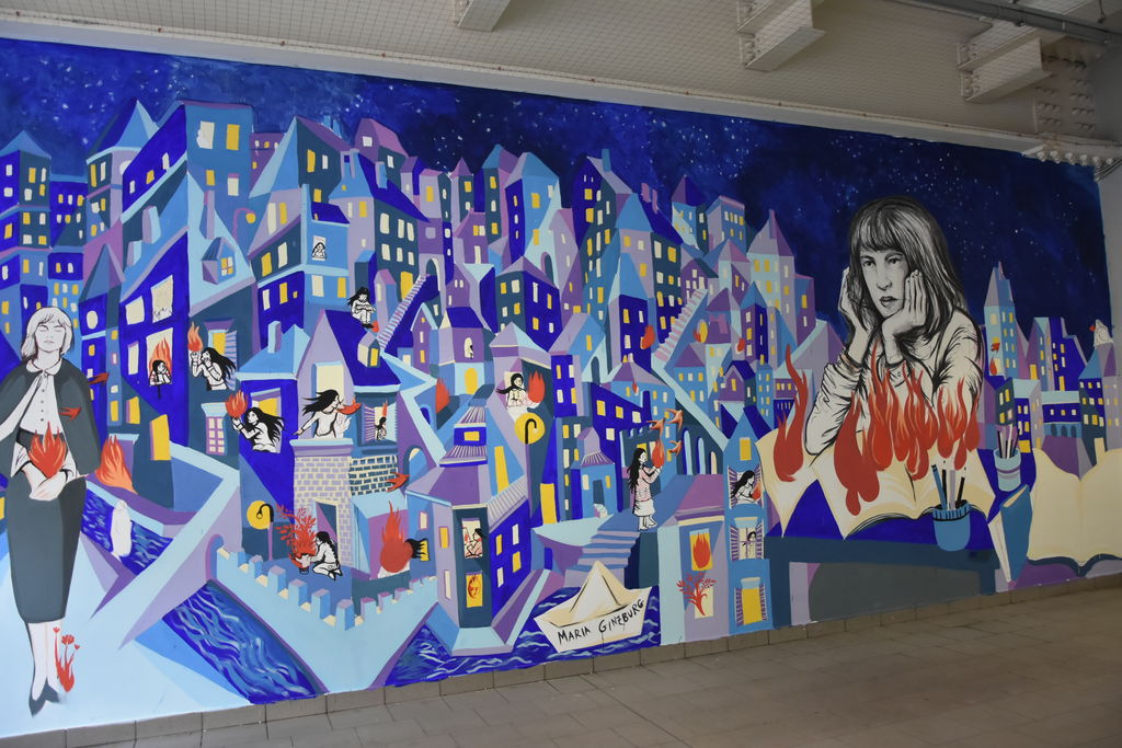 Murales Ingeborg Bachmann - Foto di Stefania Sepulcri