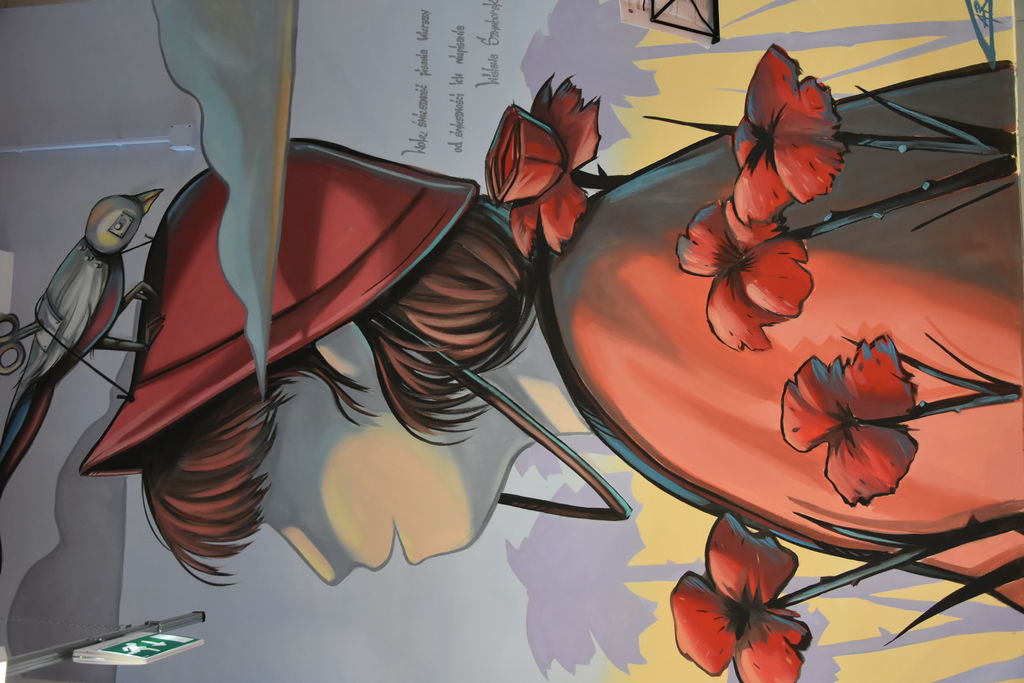 Murales Wisława Szymborska - Foto di Stefania Sepulcri