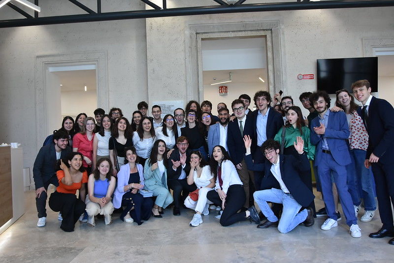 Studenti alla cerimonia