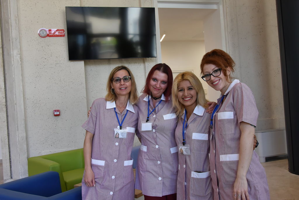 Operatrici della nuova residenza