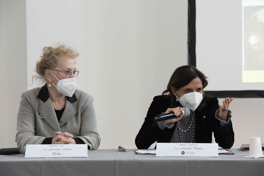La direttrice ICR Alessandra Marino e la rettrice Antonella Polimeni