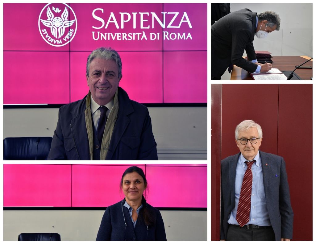 Prorettori dell'Area attività di mainstreaming: Alberto Marchetti Spaccamela, Livio De Santoli, Cristina Limatola, Giuseppe Bonifazi